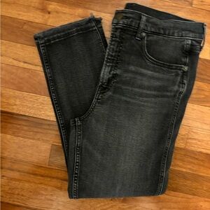 Lightly faded black GAP jeans